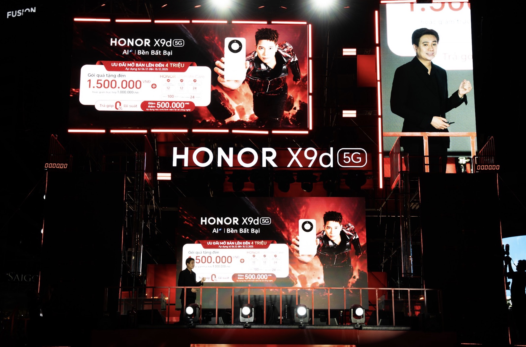 HONOR X9d ra mắt ấn tượng tại Việt Nam: Smartphone siêu bền, pin 8.300 mAh, giá từ 9,99 triệu đồng TechTimes Vietnam HONOR X9d ra mắt ấn tượng tại Việt Nam: Smartphone siêu bền, pin 8.300 mAh, giá từ 9,99 triệu đồng
