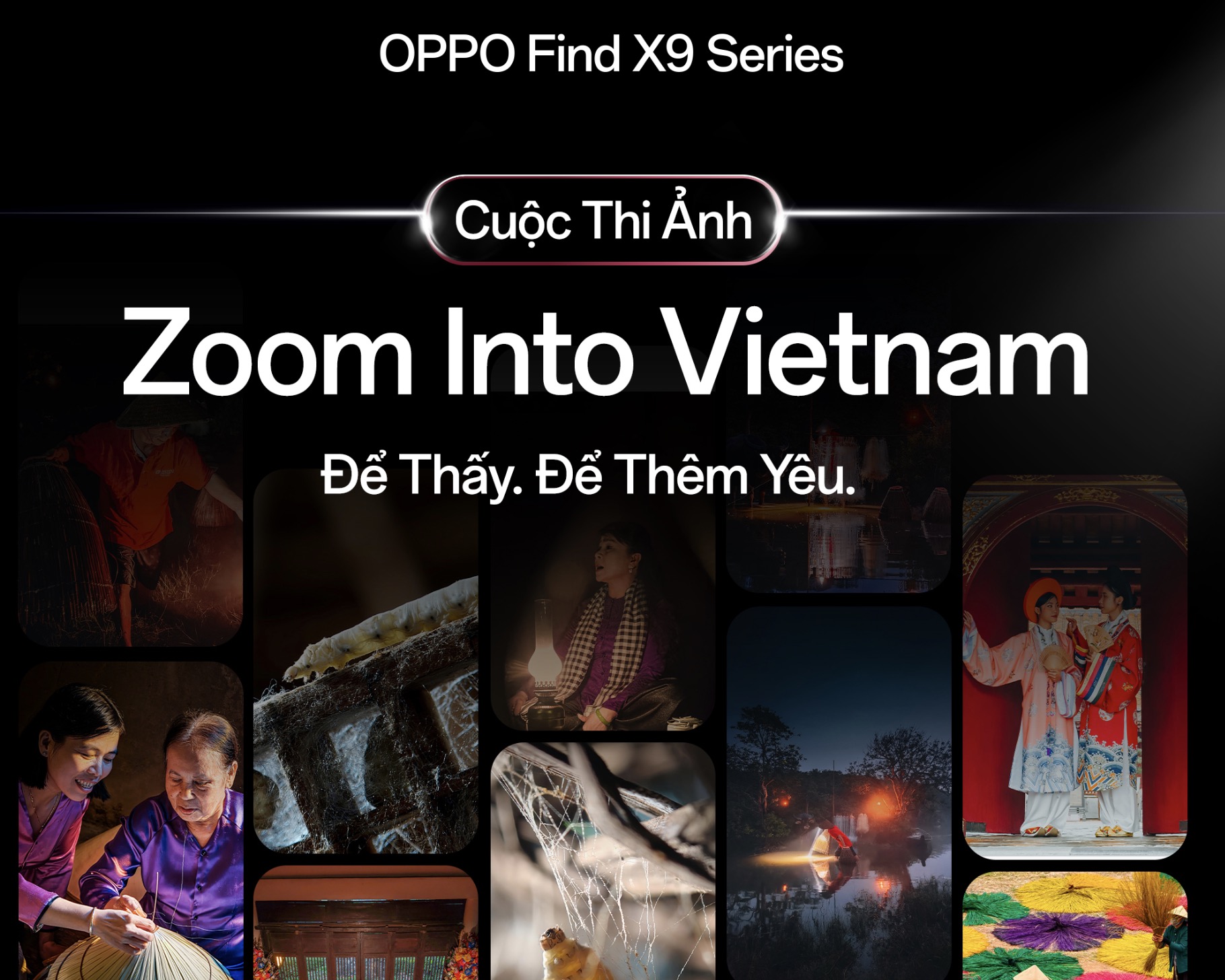 OPPO khởi động sân chơi nhiếp ảnh “Zoom Into Vietnam”, lan tỏa vẻ đẹp Việt qua ống kính Find X9 Series
