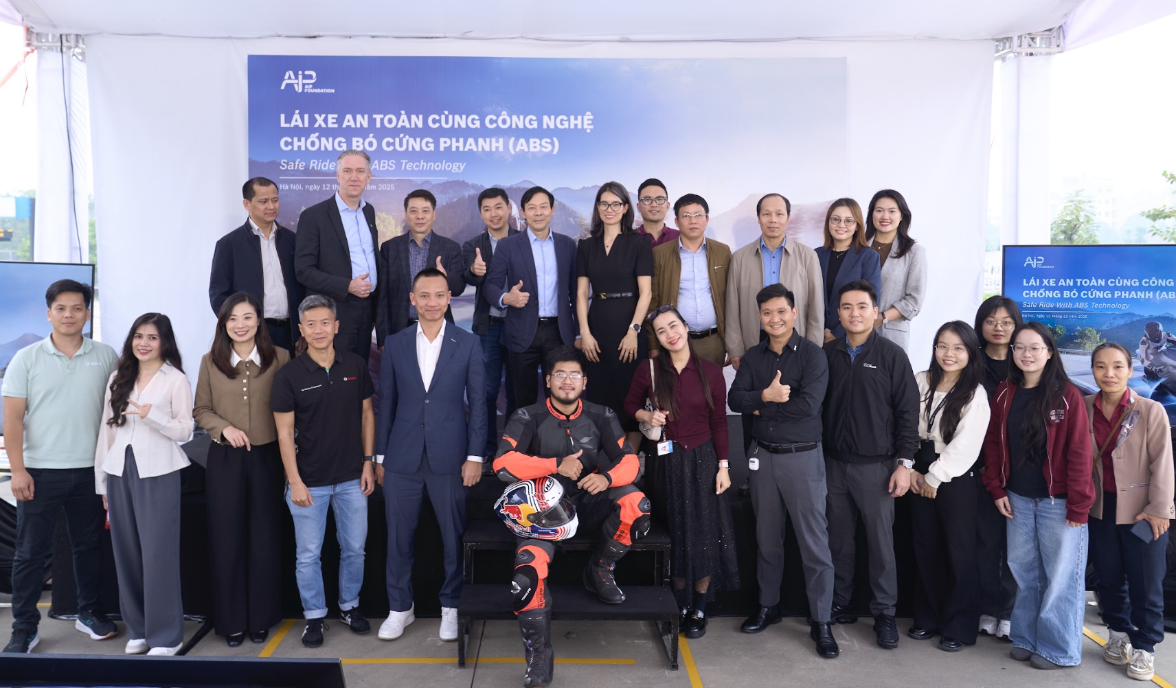 Trải nghiệm công nghệ phanh M-ABS: AIP Foundation thúc đẩy chuẩn an toàn mới cho xe máy tại Việt Nam
