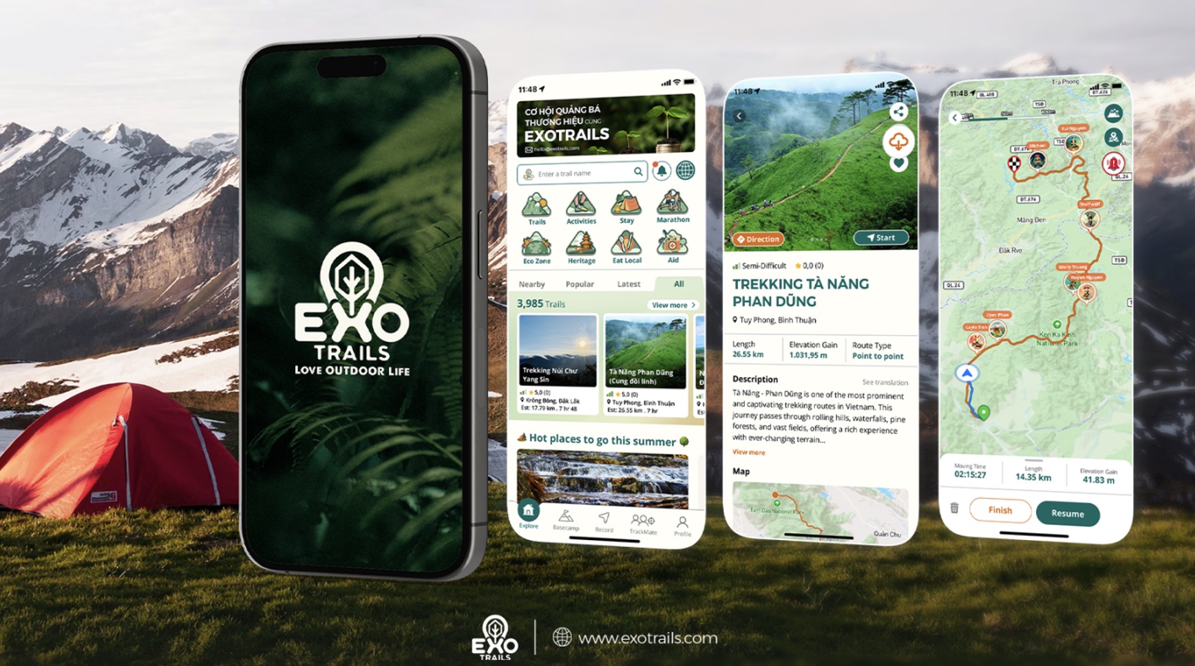 Khi công nghệ Việt nâng tầm trải nghiệm Outdoor: Câu chuyện từ ExoTrails
