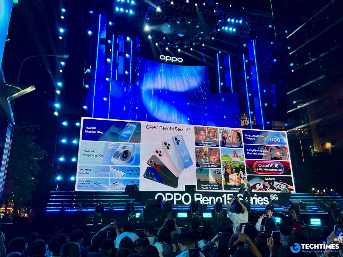 OPPO Reno15 Series ra mắt tại Việt Nam: Thiết kế Mưa Sao Băng, Chuyên Gia Chân Dung AI và pin “khủng” đến 7.000mAh TechTimes Vietnam Chuyên Gia Chân Dung AI đồng hành cùng Đại sứ thương hiệu Sơn Tùng M-TP