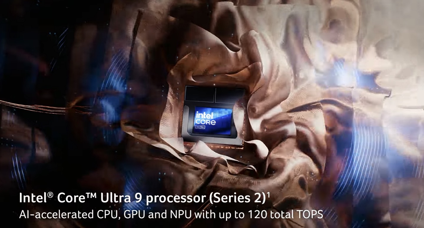 Được trang bị bộ vi xử lý Intel Core Ultra 9 (thế hệ 2), một trong những con chip mới nhất của Intel kết hợp khả năng tăng tốc AI mạnh mẽ. Với hiệu suất NPU lên đến 48 TOPS, thiết bị có thể xử lý hàng loạt tác vụ AI nhanh nhạy, từ hỗ trợ tổng hợp ngôn ngữ tự nhiên, tự động hóa quy trình đến xử lý hình ảnh và video ngay trên máy mà không phụ thuộc hoàn toàn vào đám mây.