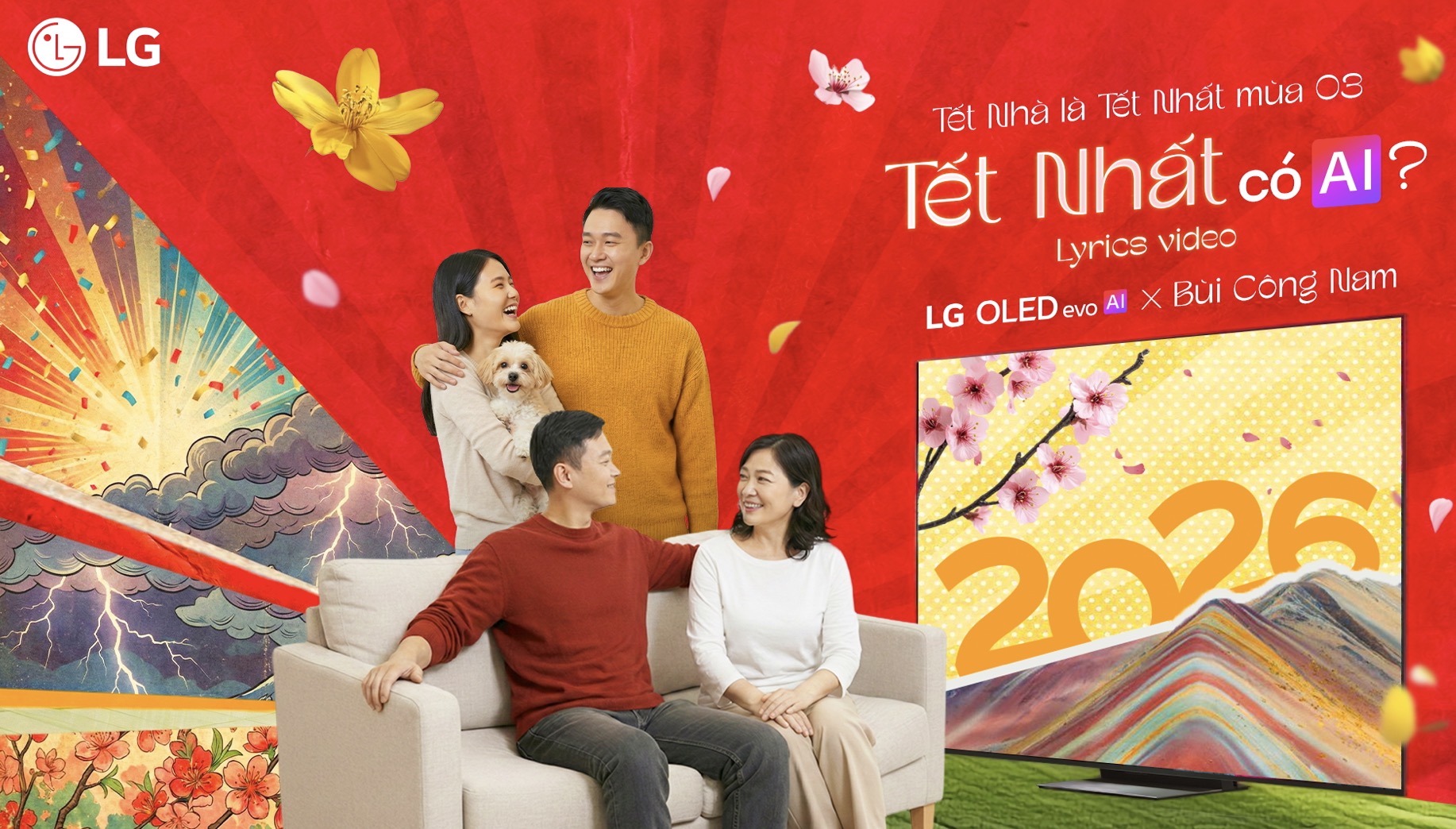 LG Electronics Việt Nam mở đầu cho chiến "Tết Nhà Là Tết Nhất" với MV "Tết Nhất có AI"