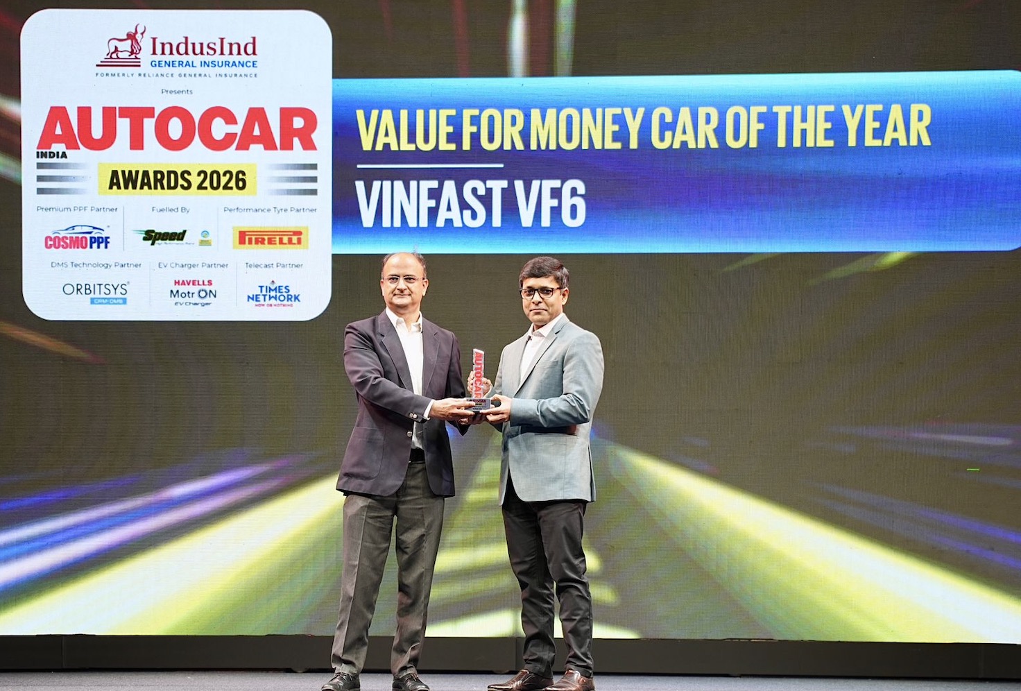 VinFast VF 6 được vinh danh “Mẫu xe đáng tiền nhất năm” tại Autocar India Awards 2026