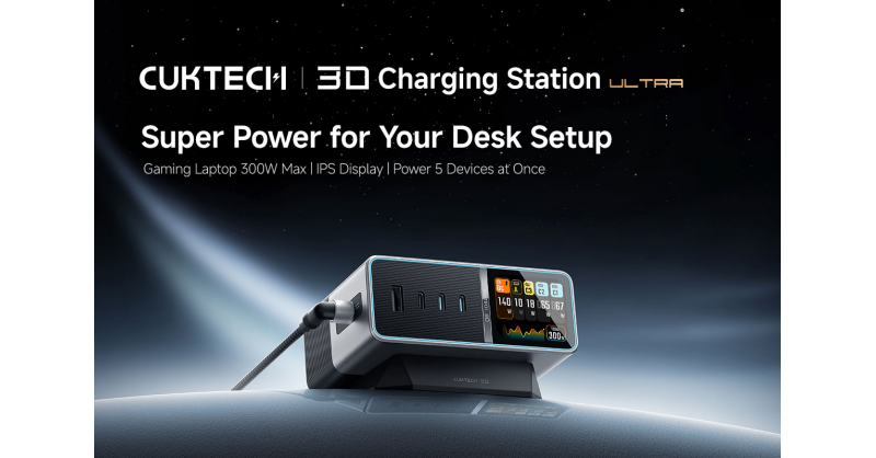 CUKTECH – thương hiệu công nghệ chuyên về giải pháp sạc – vừa chính thức giới thiệu sản phẩm sạc để bàn đầu tiên của mình tại thị trường Việt Nam: CUKTECH 30 Ultra Charging Station