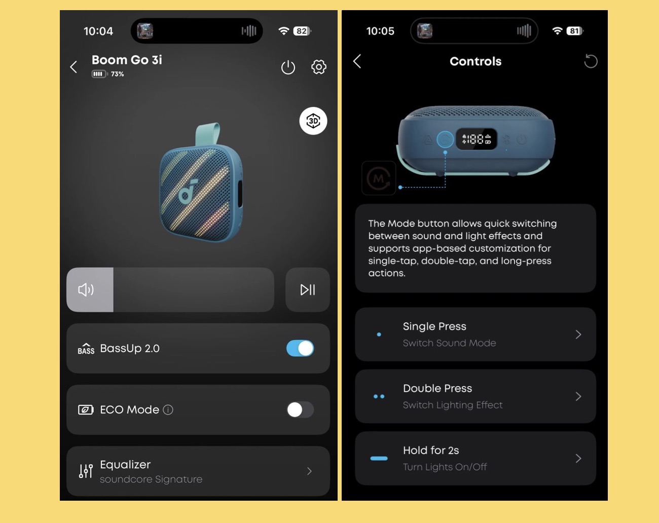 Với công suất 15W dạng mono, rõ ràng đây không phải chiếc loa dành cho tiệc tùng hay nghe nhạc chất lượng cao. Nhưng trong bối cảnh thực tế – ngồi nghỉ giữa rừng, nghe nhạc nhẹ cùng vài người bạn – Boom Go 3i vẫn đáp ứng ổn.