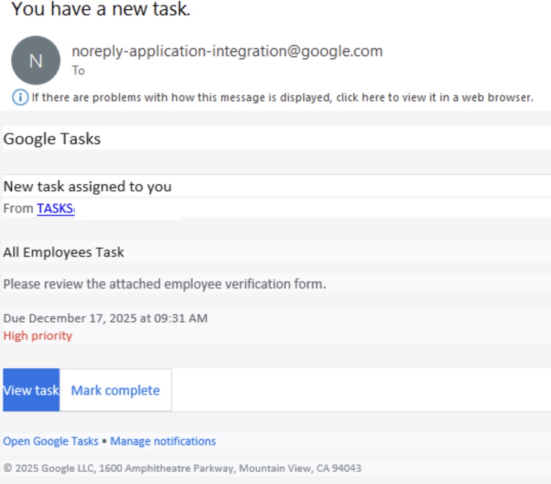 Kaspersky cảnh báo chiêu lừa đảo mới lợi dụng Google Tasks để đánh cắp tài khoản doanh nghiệp