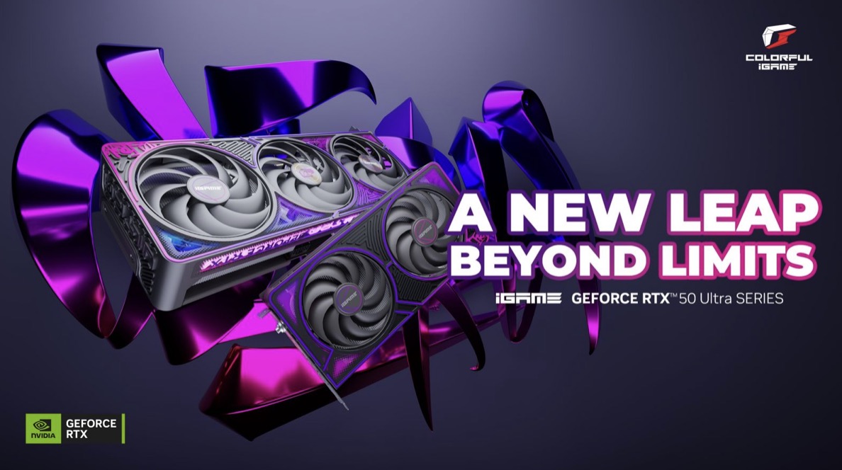 COLORFUL ra mắt dòng card đồ họa iGame GeForce RTX 50 Ultra với thiết kế đậm chất street-art