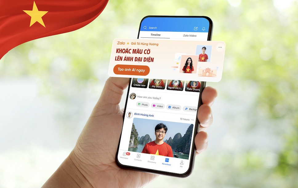 Zalo phát động chiến dịch “Tự hào non sông”, lan tỏa tinh thần yêu nước trên không gian số