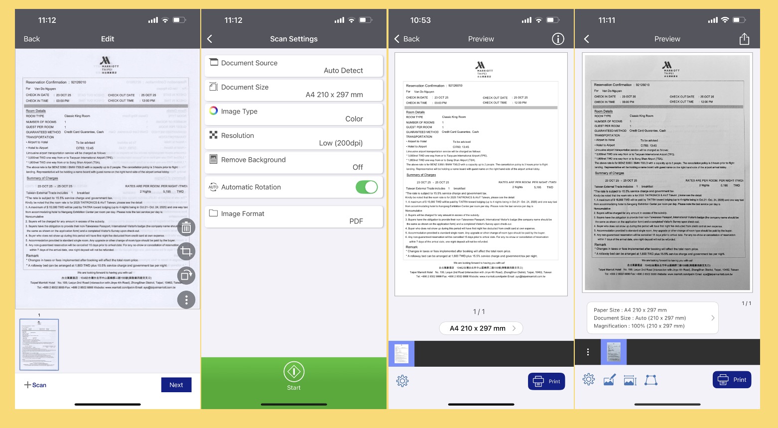 Ngoài ra, tốc độ và sự ổn định khi quét cũng là điểm đáng ghi nhận. Khi sử dụng ADF, máy xử lý liên tục các trang khá mượt, ít gặp tình trạng kẹt giấy nếu tài liệu được sắp xếp ngay ngắn. Điều này giúp tiết kiệm thời gian đáng kể so với việc scan thủ công từng trang.