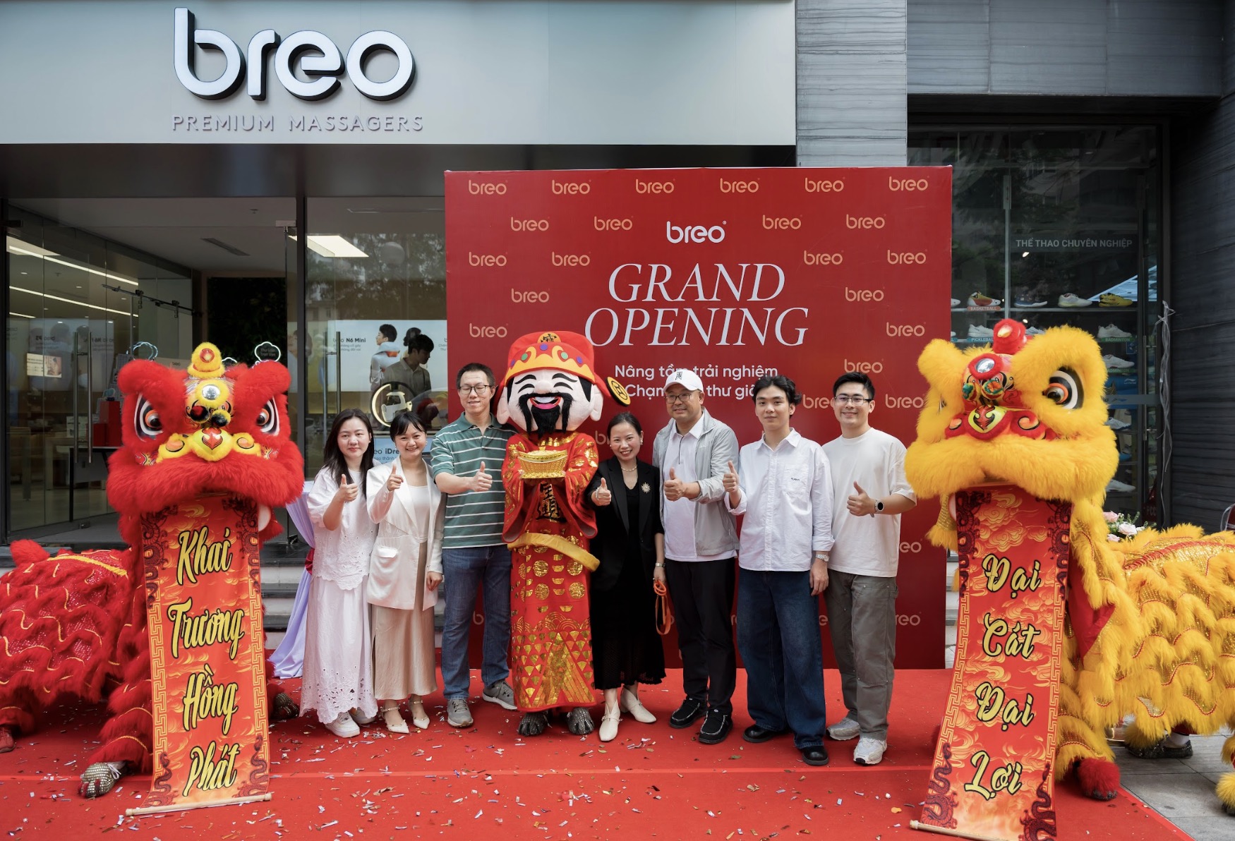 Breo Flagship Store khai trương, mang trải nghiệm massage công nghệ đến gần người dùng