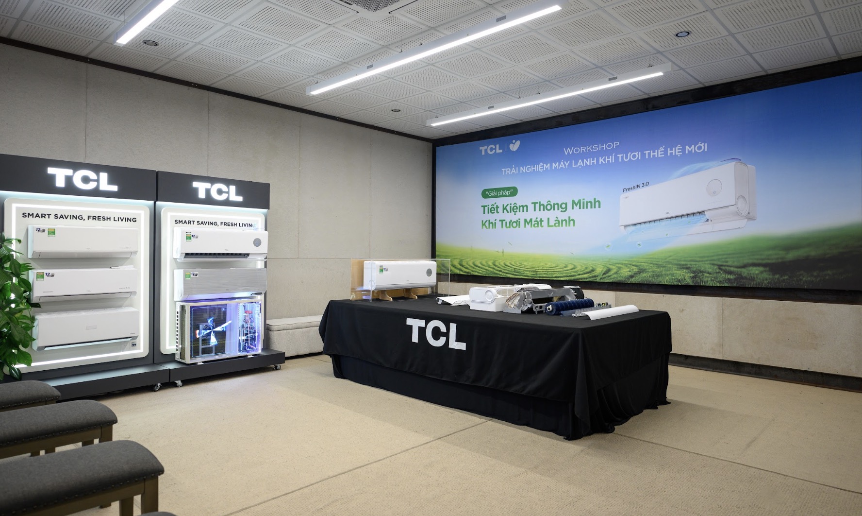 TCL ra mắt giải pháp làm mát thông minh 2026, nhấn mạnh công nghệ khí tươi FreshIN 3.0