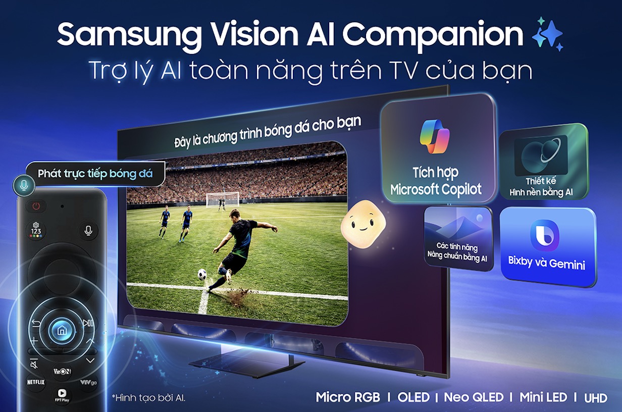 Samsung bắt tay Điện máy Xanh ra mắt bộ đôi AI TV OLED S85H và Mini LED M8X, tối ưu trải nghiệm giải trí tại gia