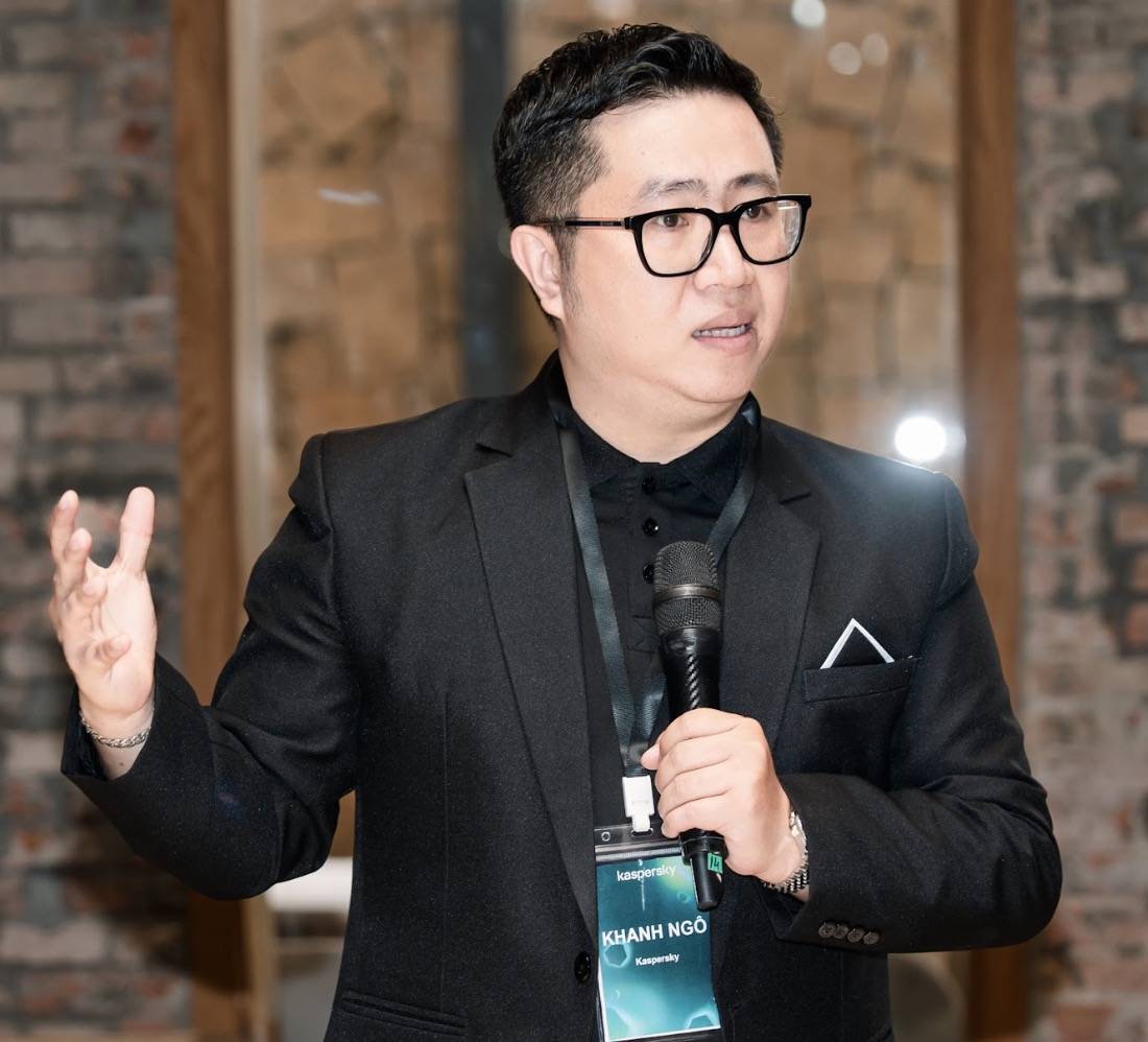 Ông Ngô Tấn Vũ Khanh, Giám đốc Quốc gia Kaspersky tại Việt Nam.