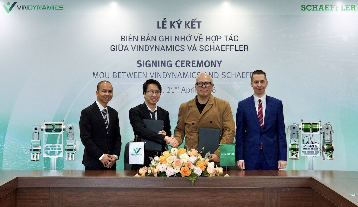VinDynamics hợp tác Schaeffler để cùng nghiên cứu và phát triển công nghệ robot hình người