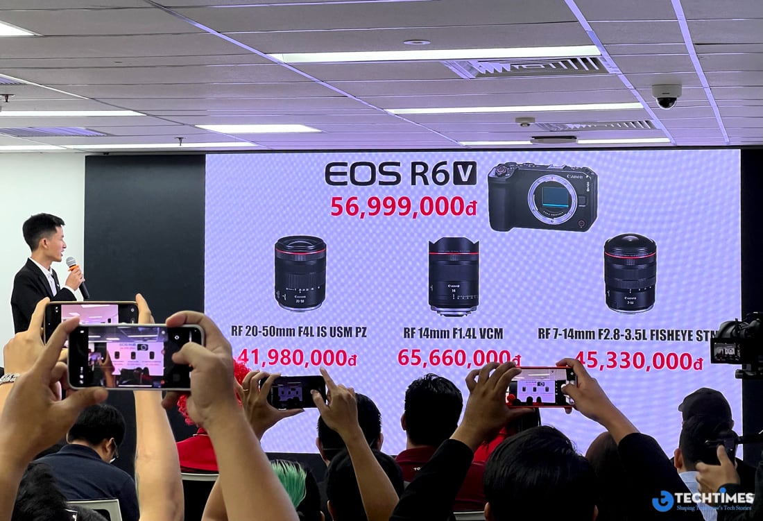 Canon ra mắt EOS R6 V giá 56,99 triệu đồng và ống kính Power Zoom RF20-50mm F4 L IS USM PZ tại Việt Nam