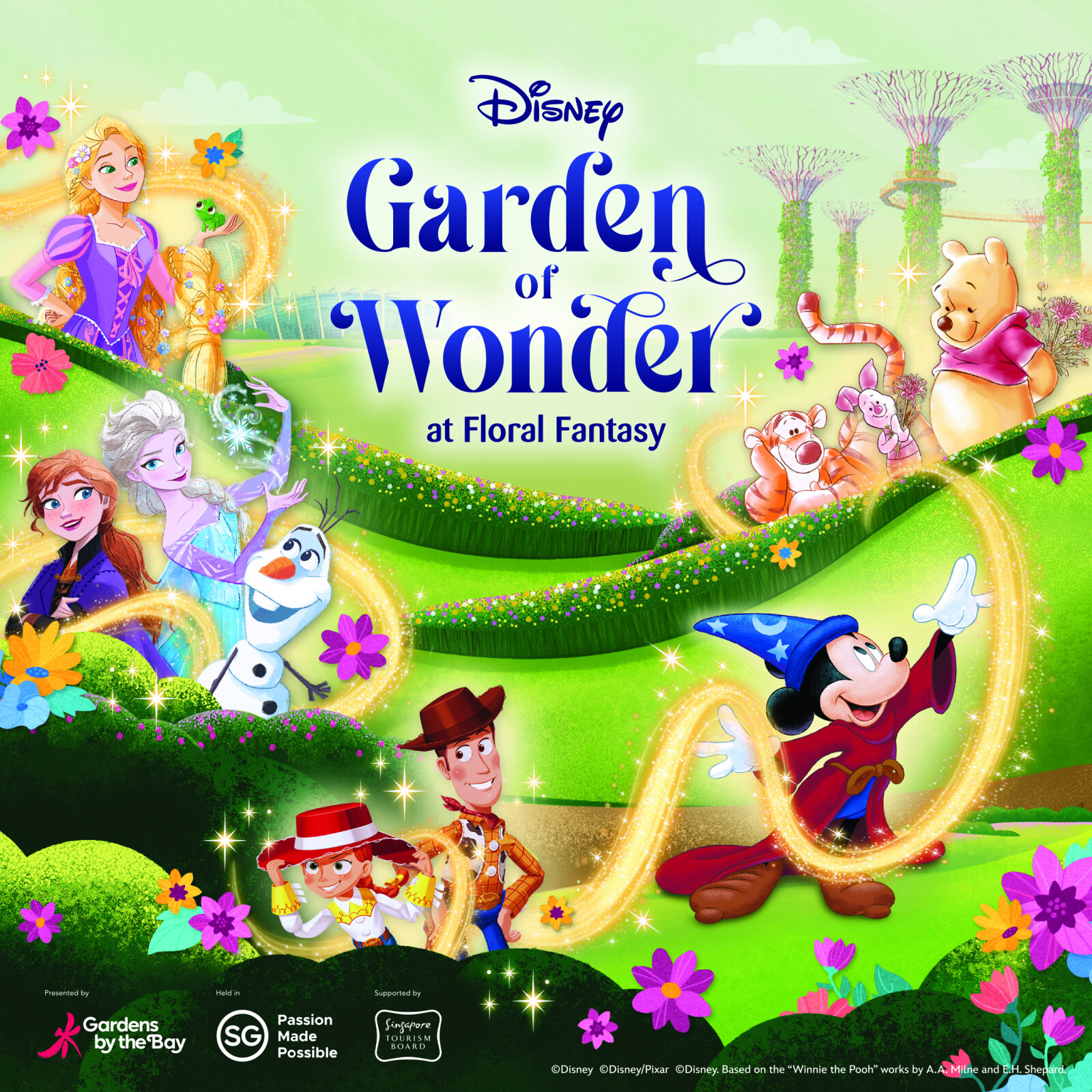 Garden of Wonder (Khu vườn Kỳ diệu) tại Khu Floral Fantasy thuộc Gardens by the Bay.