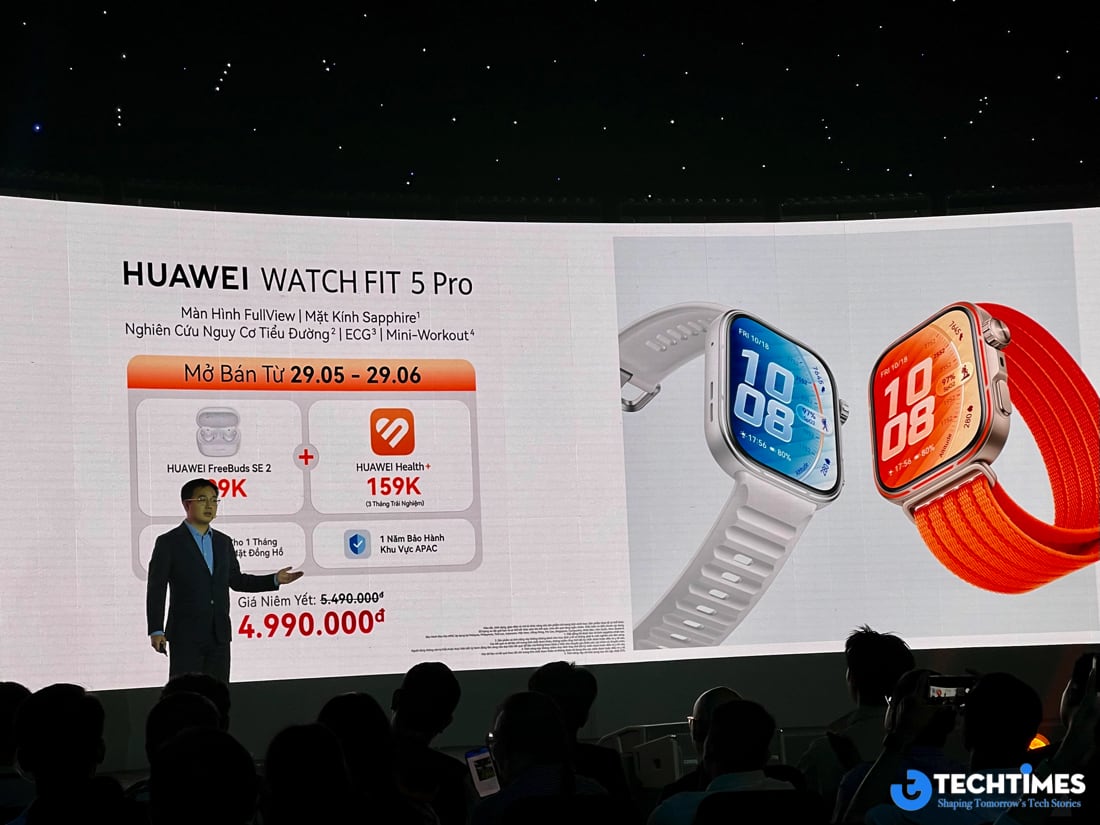 Huawei ra mắt WATCH FIT 5 Series tại Việt Nam, nâng cấp mạnh về sức khỏe và thể thao