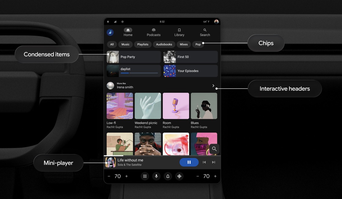 Android Auto sắp lột xác ứng dụng nghe nhạc như Spotify và YouTube Music cùng nhiều nền tảng khác TechTimes Vietnam Android Auto sắp lột xác ứng dụng nghe nhạc như Spotify và YouTube Music cùng nhiều nền tảng khác