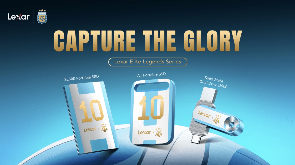 Lexar hợp tác với Hiệp hội AFA ra mắt bộ lưu trữ Elite Legends lấy cảm hứng từ đội tuyển Argentina TechTimes Vietnam Lexar hợp tác với Hiệp hội AFA ra mắt bộ lưu trữ Elite Legends lấy cảm hứng từ đội tuyển Argentina