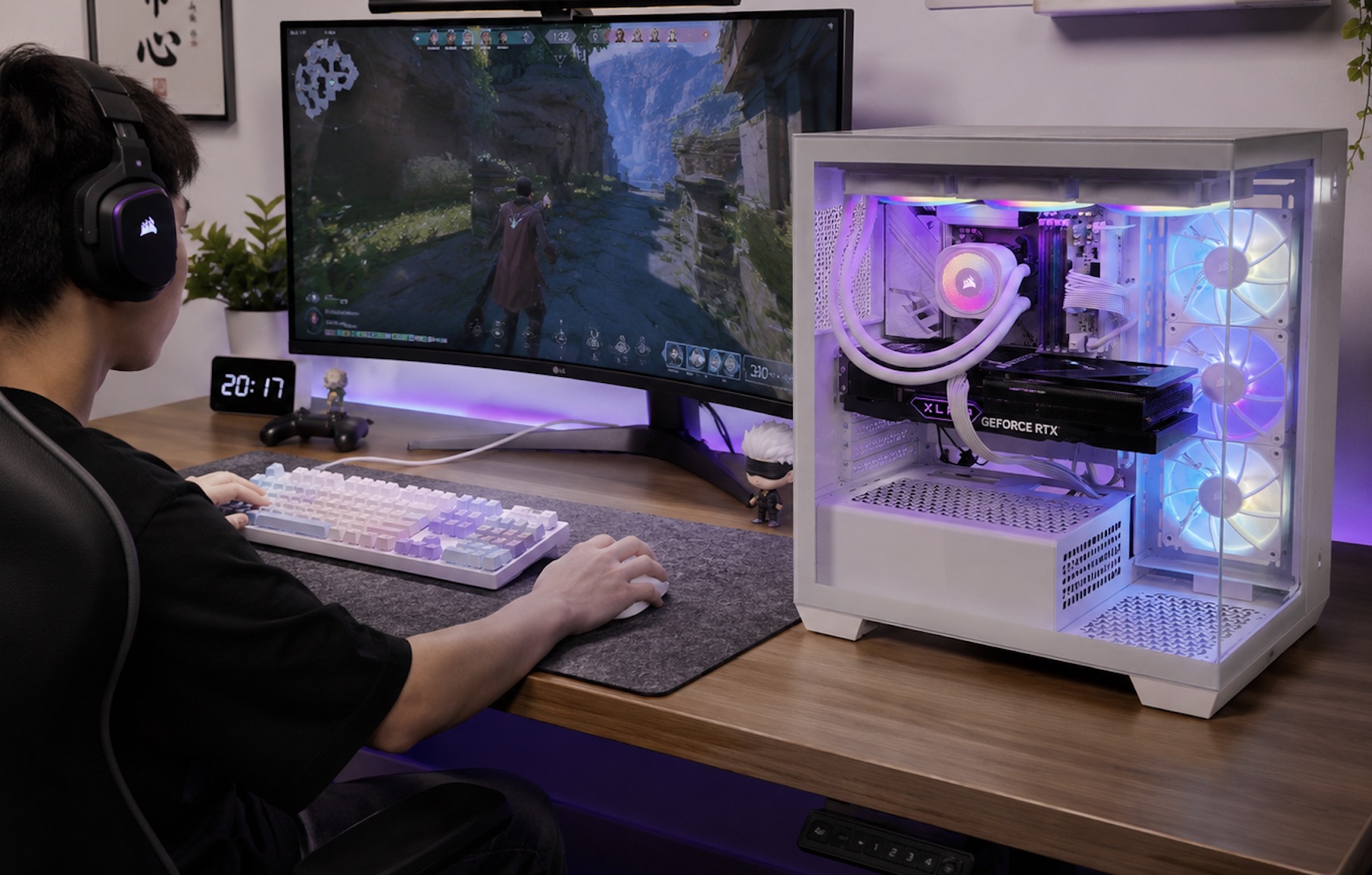 Corsair iCUE LINK 3500X RGB & NAUTILUS 360 RS ARGB White: Combo build PC trắng đẹp, mát và dễ chơi TechTimes Vietnam Corsair iCUE LINK 3500X RGB & NAUTILUS 360 RS ARGB White: Combo build PC trắng đẹp, mát và dễ chơi