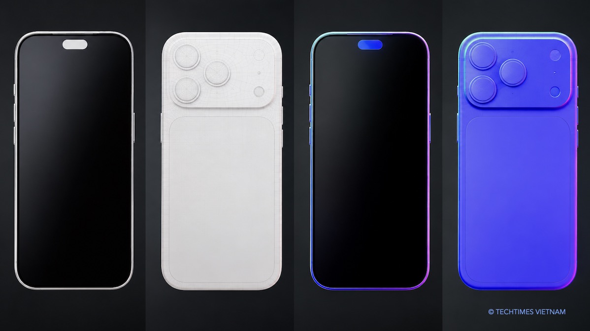 iPhone 18 Pro lộ thiết kế phần Dynamic Island nhỏ hơn, viền màn hình gần như không thay đổi