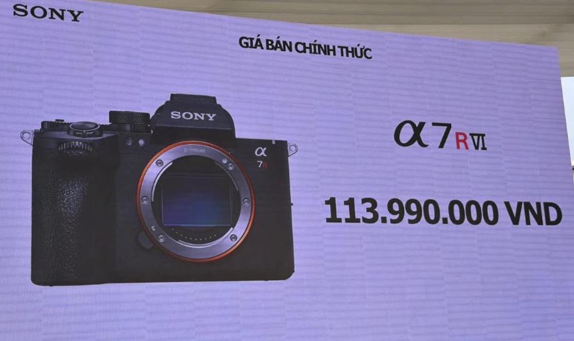 Sony Alpha 7R Mark 6 giá 114 triệu đồng: Máy ảnh full-frame 67MP kết hợp tốc độ và độ phân giải vượt trội