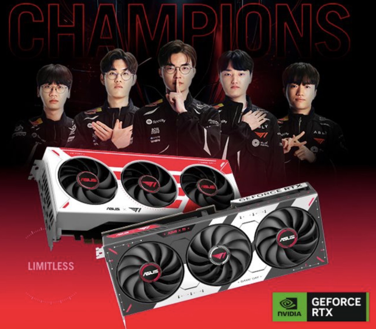 ASUS ra mắt card đồ họa T1 GeForce RTX 5070 và RTX 5060 Ti lấy cảm hứng từ đội tuyển T1