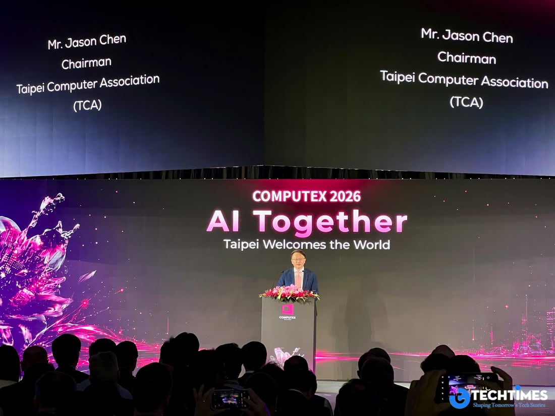 COMPUTEX 2026 chính thức mở màn, chủ đề 'AI Together', quy tụ 1.500 doanh nghiệp công nghệ toàn cầu TechTimes Vietnam Ông Jason Chen, Chủ tịch Hiệp hội Máy tính Đài Bắc (TCA) phát biểu tại sự kiện.