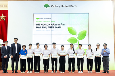 Cathay United Bank tang cuong phat trien thanh thieu nien TechTimes Vietnam Cathay United Bank tăng cường phát triển thanh thiếu niên tại Việt Nam thông qua "Kế hoạch ươm mầm đại thụ" năm thứ 18 và giáo dục kiến thức tài chính