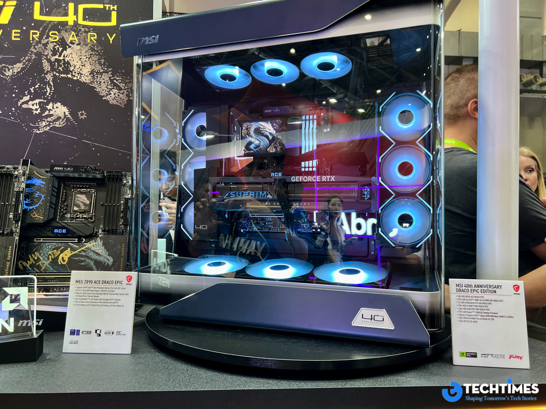 Tại COMPUTEX 2026, MSI cũng trình diễn hàng loạt sản phẩm mới đánh dấu cột mốc 40 năm phát triển của hãng.