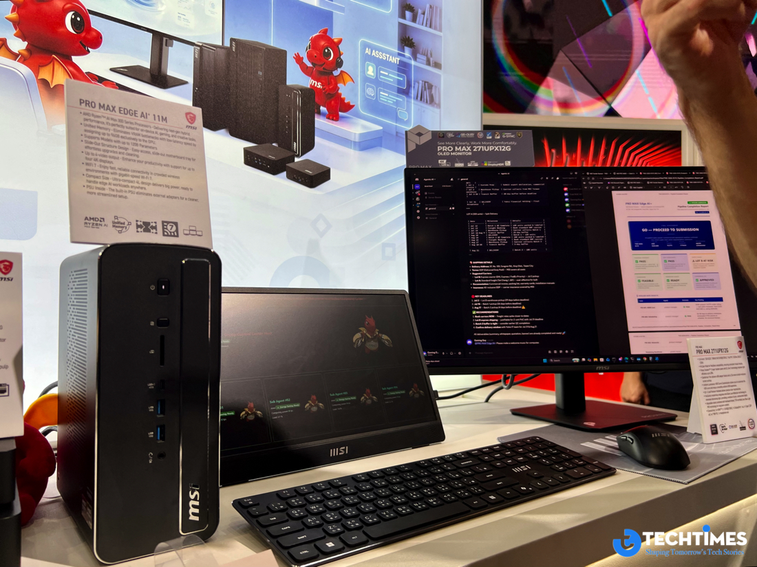 IMG 2664 2 TechTimes Vietnam COMPUTEX 2026: Gian trưng bày linh kiện MSI nổi bật với AI, màn hình QD-OLED và tham vọng vượt khỏi thế giới gaming