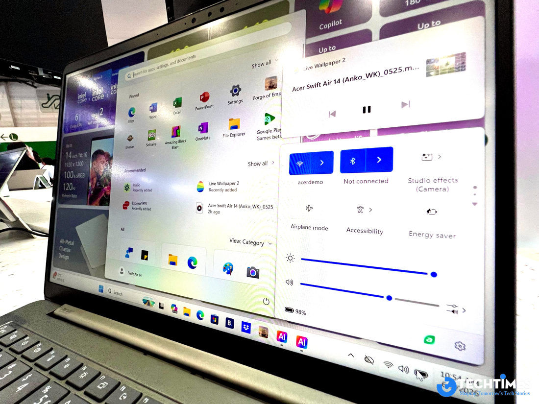 Swift Air 14 TechTimes 19 TechTimes Vietnam COMPUTEX 2026: Trải nghiệm nhanh Acer Swift Air 14 - mỏng nhẹ, thực dụng và đủ chinh phục số đông
