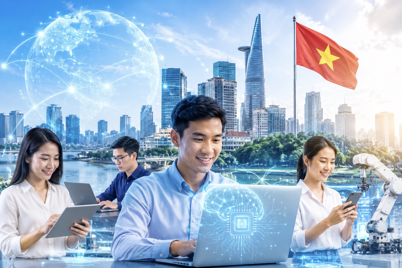 Microsoft: Việt Nam nằm trong nhóm tăng trưởng AI nhanh nhất thế giới, tỷ lệ sử dụng đạt 26,5% TechTimes Vietnam Microsoft: Việt Nam nằm trong nhóm tăng trưởng AI nhanh nhất thế giới, tỷ lệ sử dụng đạt 26,5%