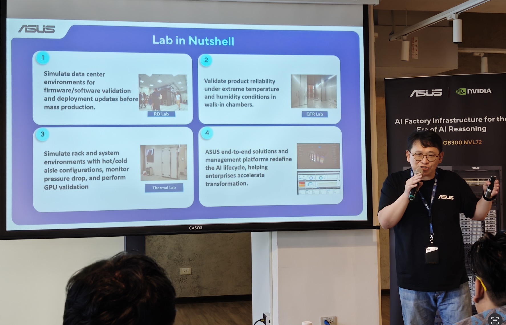 Bên trong ASUS AI Lab tại Đài Loan: Hậu trường của những hệ thống AI quy mô hàng đầu thế giới TechTimes Vietnam Ông Joseph Lu, Giám đốc Cấp cao Khối Giải pháp Hạ tầng (Infrastructure Solution Business Group) của ASUS chia sẻ với giới truyền thông trong khuôn khổ chuyến tham quan.