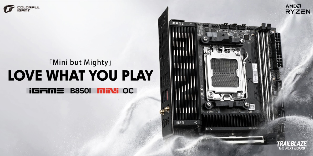 COLORFUL ra mắt iGame B850I MINI OC V14: Bo mạch chủ Mini-ITX cho hệ thống AMD Ryzen cao cấp