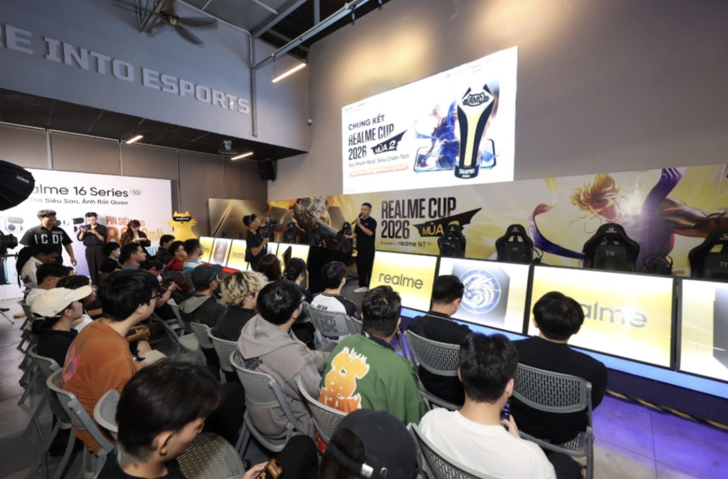 realme Cup 2026 khép lại thành công, BIMBIM giành ngôi vô địch giải Liên Quân Mobile sinh viên