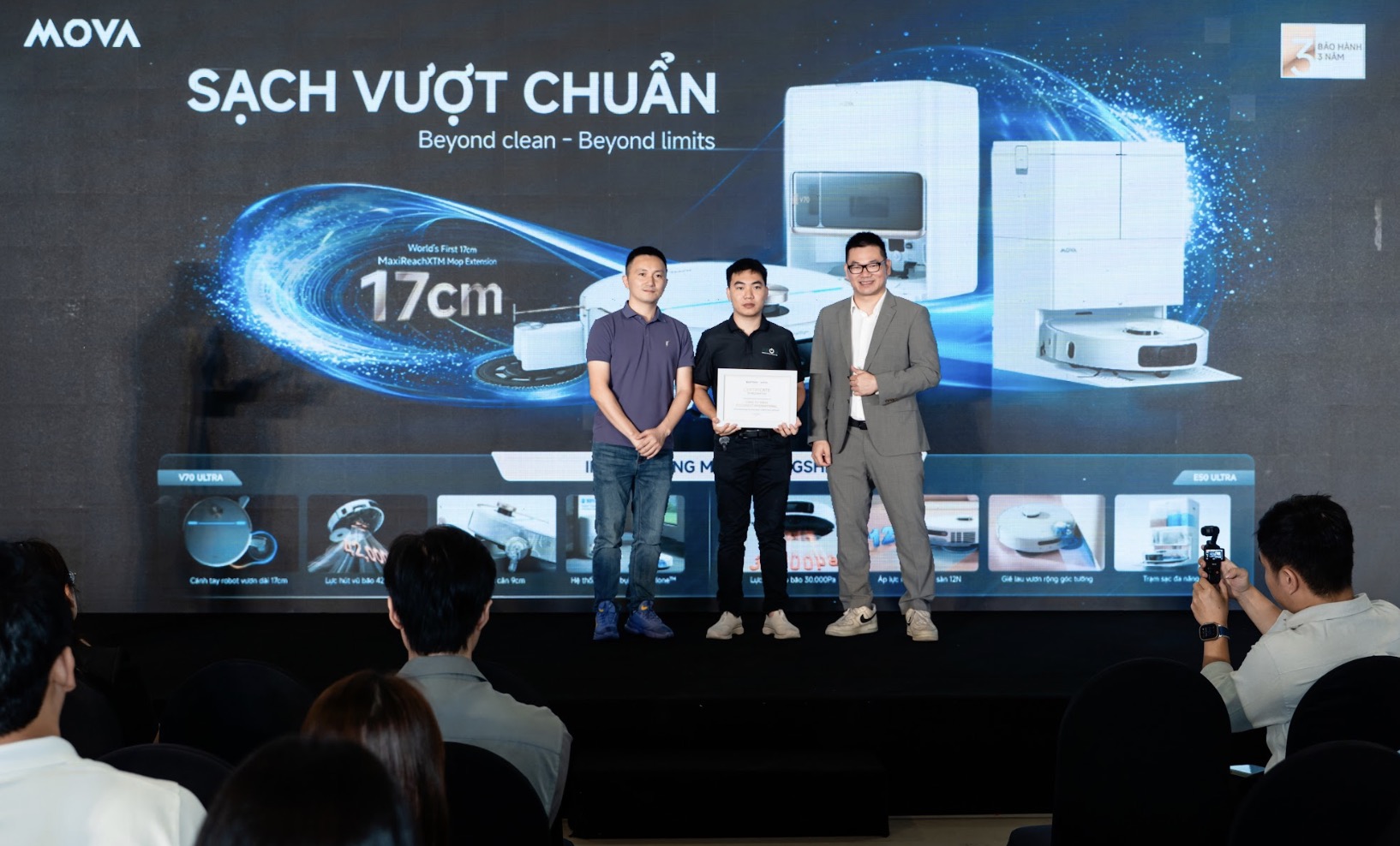MOVA ra mắt E50 Ultra và V70 Ultra Complete, nâng tầm trải nghiệm làm sạch thông minh tại Việt Nam