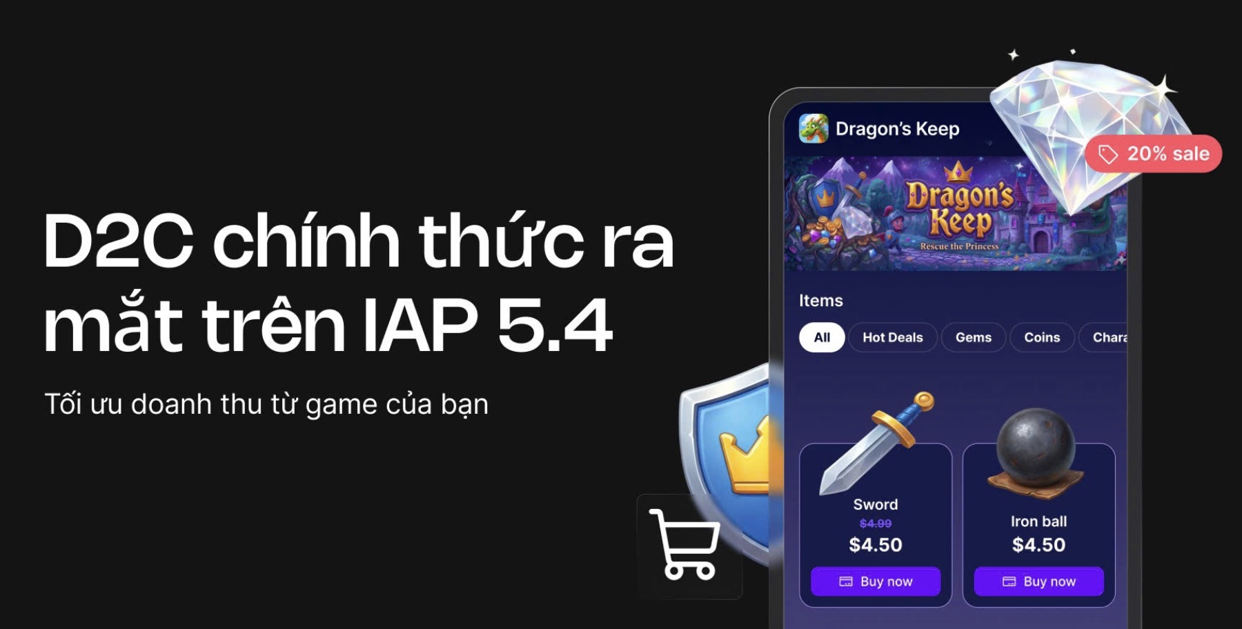 Unity ra mắt Unity IAP 5.4, bổ sung tính năng bán hàng trực tiếp giúp nhà phát triển game tăng doanh thu TechTimes Vietnam Unity ra mắt Unity IAP 5.4, bổ sung tính năng bán hàng trực tiếp giúp nhà phát triển game tăng doanh thu