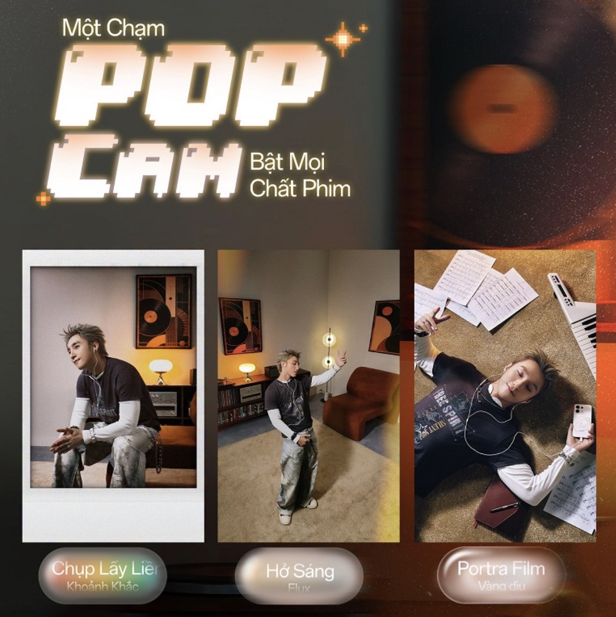 7 mẹo hay giúp người dùng Android sáng tạo nội dung nhanh hơn với 'siêu phẩm' OPPO Reno16 5G TechTimes Vietnam Trên OPPO Reno16 5G, quy trình đó được đơn giản hóa với Pop Cam. Tính năng này không chỉ bổ sung các phong cách màu sắc đang thịnh hành mà còn xử lý đồng thời ánh sáng, độ tương phản, hạt ảnh và hiệu ứng flare ngay trong lúc chụp. Nhờ vậy, thành phẩm có cảm giác tự nhiên hơn so với việc áp dụng một lớp filter sau khi ảnh đã được lưu.