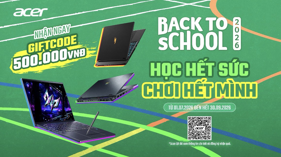 Chương trình Acer Back to School 2026