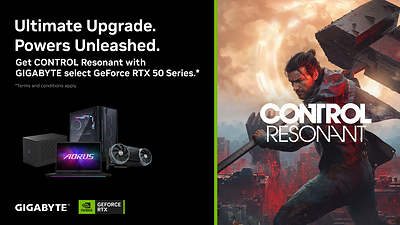GIGABYTE hợp tác với NVIDIA nâng cao trải nghiệm chơi game với dòng GeForce RTX™ 50 Series và chương trình tặng kèm CONTROL Resonant TechTimes Vietnam GIGABYTE hop tac voi NVIDIA nang cao trai nghiem choi TechTimes Vietnam GIGABYTE hợp tác với NVIDIA nâng cao trải nghiệm chơi game với dòng GeForce RTX™ 50 Series và chương trình tặng kèm CONTROL Resonant