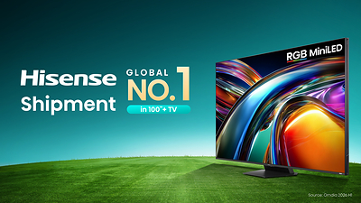 Omdia Hisense dung so 1 toan cau ve luong TV TechTimes Vietnam Omdia: Hisense đứng số 1 toàn cầu về lượng TV từ 100 inch trở lên xuất xưởng trong nửa đầu năm 2026