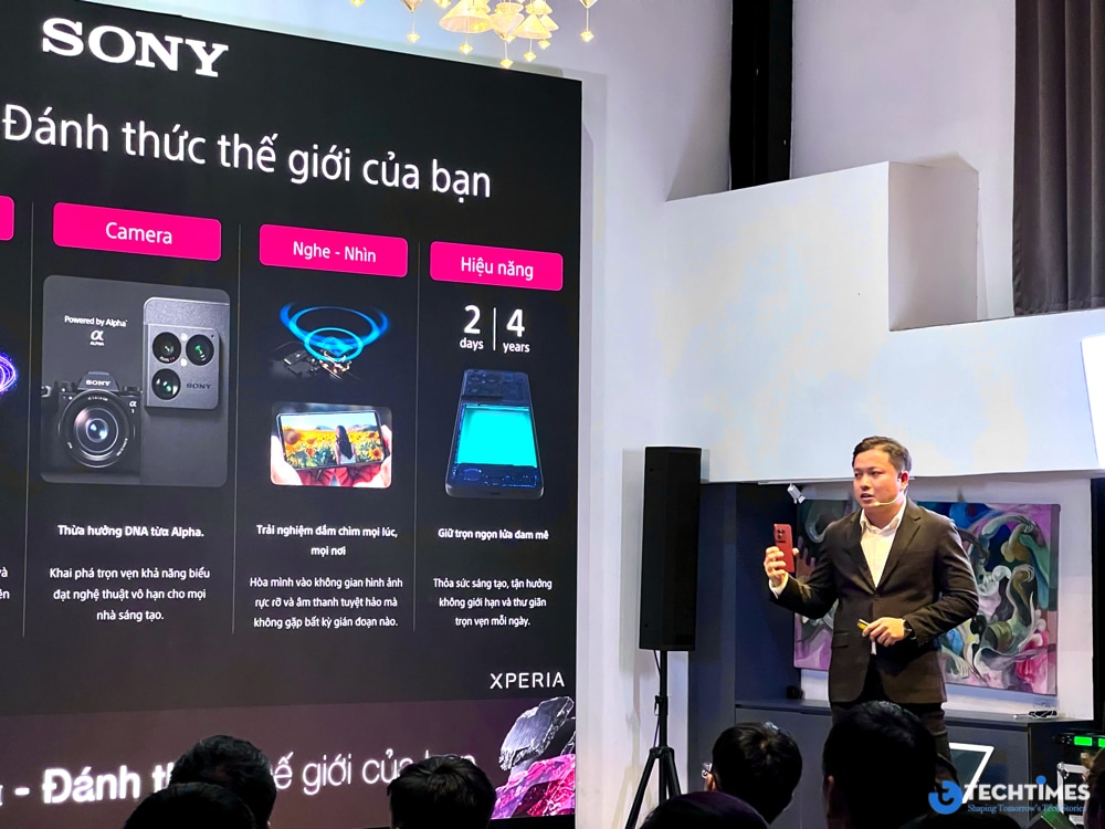 Sony Xperia 1 VIII ra mắt tại Việt Nam, đưa AI vào trải nghiệm nhiếp ảnh, giá gần 39 triệu đồng TechTimes Vietnam Sony Xperia 1 VIII ra mắt tại Việt Nam, đưa AI vào trải nghiệm nhiếp ảnh, giá gần 39 triệu đồng