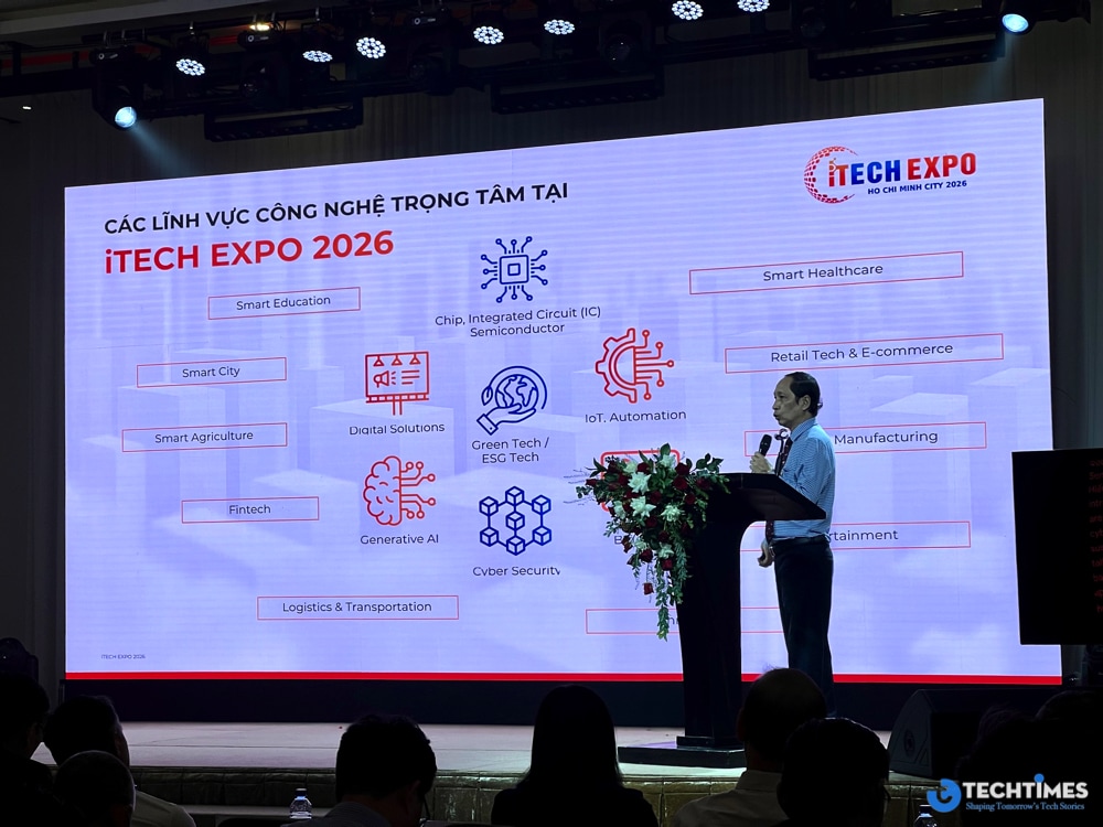 Ông Vũ Anh Tuấn, Tổng Thư ký Hội Tin học TP.HCM giới thiệu iTECH EXPO 2026