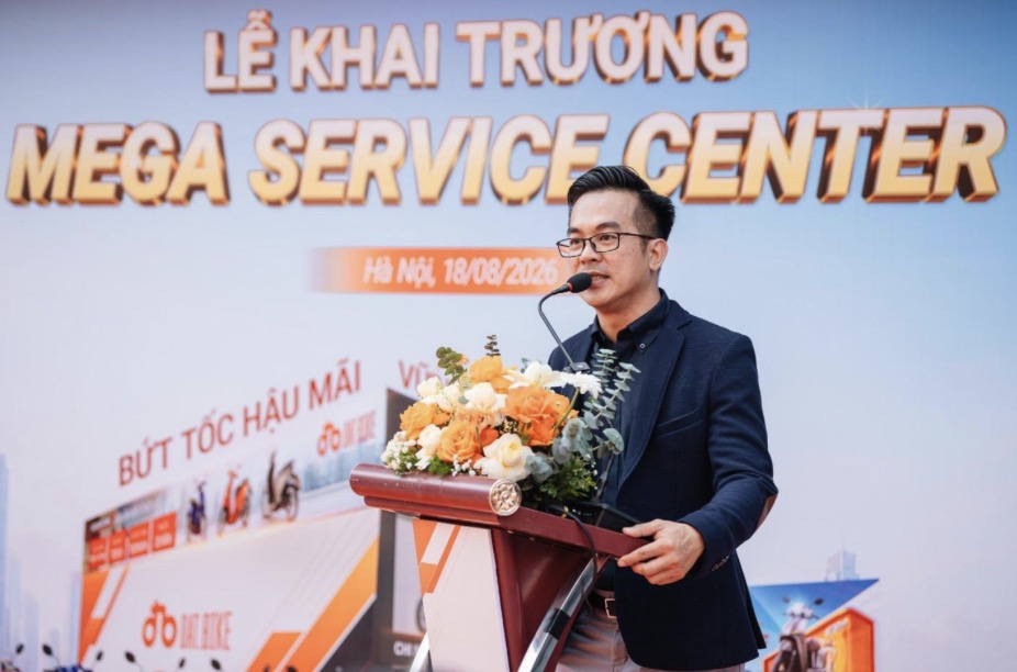 Dat Bike vận hành trung tâm dịch vụ xe máy điện 1.000m² tại Hà Nội