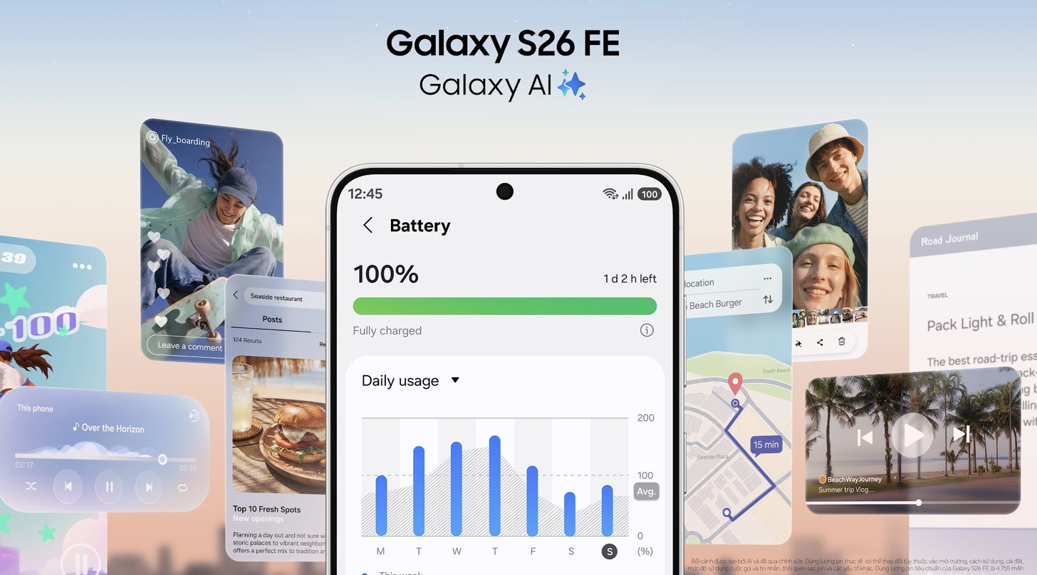 Trải nghiệm camera chuẩn hạng S trên Galaxy S26 FE