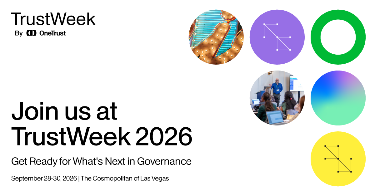 OneTrust Brings the Future of Technology Governance into Focus at TrustWeek 2026 Get Ready For What's Next in Governance