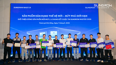 Chung ket tai Viet Nam Sungrow Master 2026 nang tam TechTimes Vietnam Chung kết tại Việt Nam: Sungrow Master 2026 nâng tầm năng lực kỹ thuật điện mặt trời