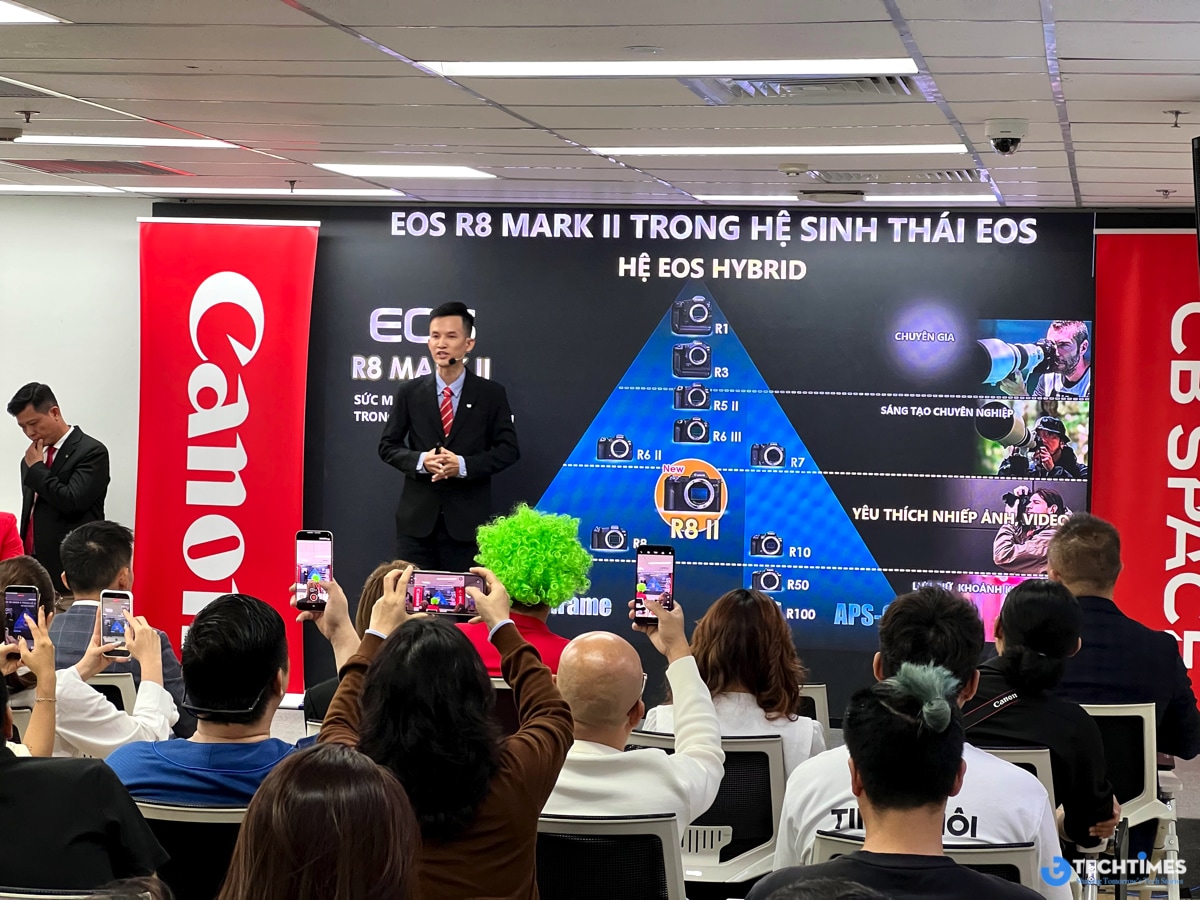 Canon ra mắt EOS R8 Mark II với chống rung IBIS và loạt tính năng sáng tạo mới TechTimes Vietnam EOS R8 II TechTimes 2 TechTimes Vietnam Canon ra mắt EOS R8 Mark II với chống rung IBIS và loạt tính năng sáng tạo mới